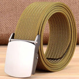 Unisex Fashion Tactical High Quality Black Nylon Belt