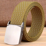 Unisex Fashion Tactical High Quality Black Nylon Belt