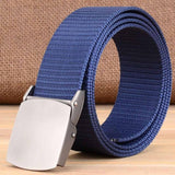 Unisex Fashion Tactical High Quality Black Nylon Belt